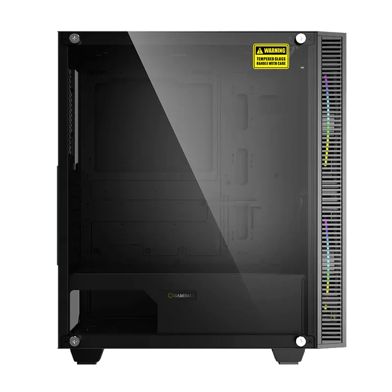 Carcasă PC Gamemax BLACK HOLE Midi-Tower Negru