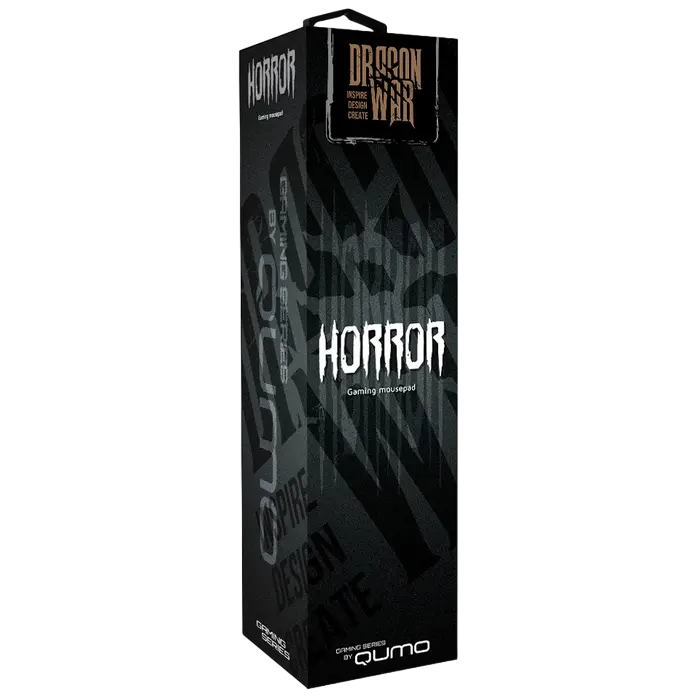 Игровой коврик для мыши QUMO Horror Чёрный