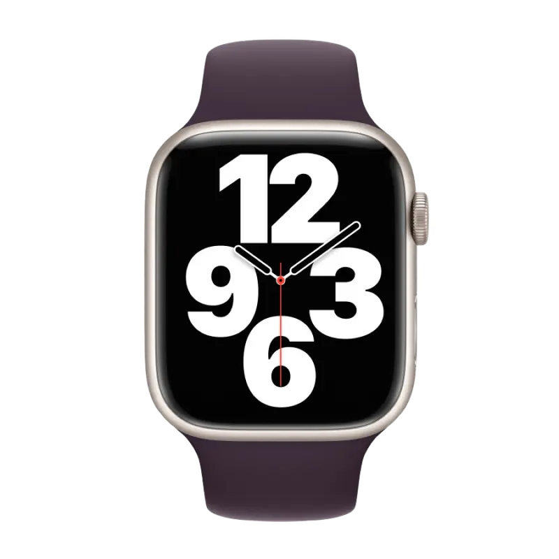 Ремешок для часов Apple Watch 42/44/45/49 mm Elderberry Sport Band Бордовый