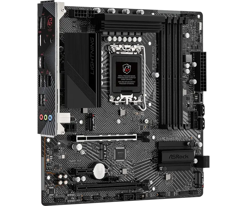 Материнская плата ASRock Z790M PG LIGHTNING/D4 LGA1700 Micro-ATX
