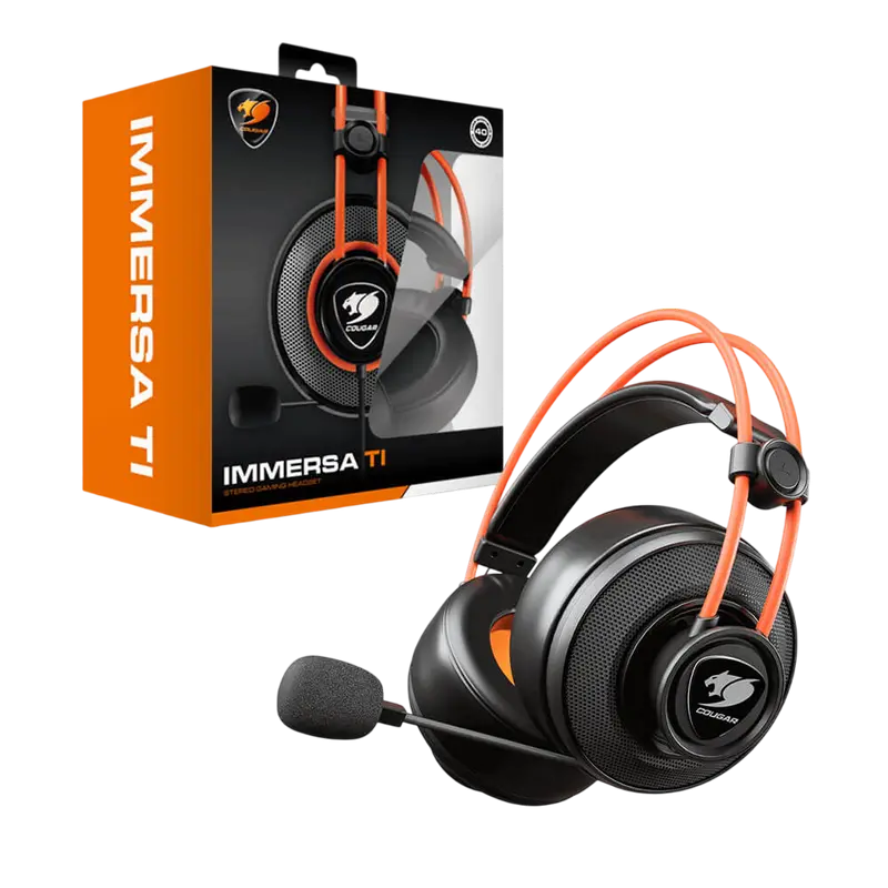 Наушники Cougar Immersa Ti Черный/Оранжевый