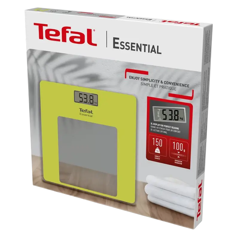 Электронные напольные весы Tefal Classic PP1305V0 Жёлтый