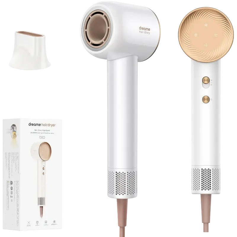 Uscător de păr Dreame Glory High-Speed Alb