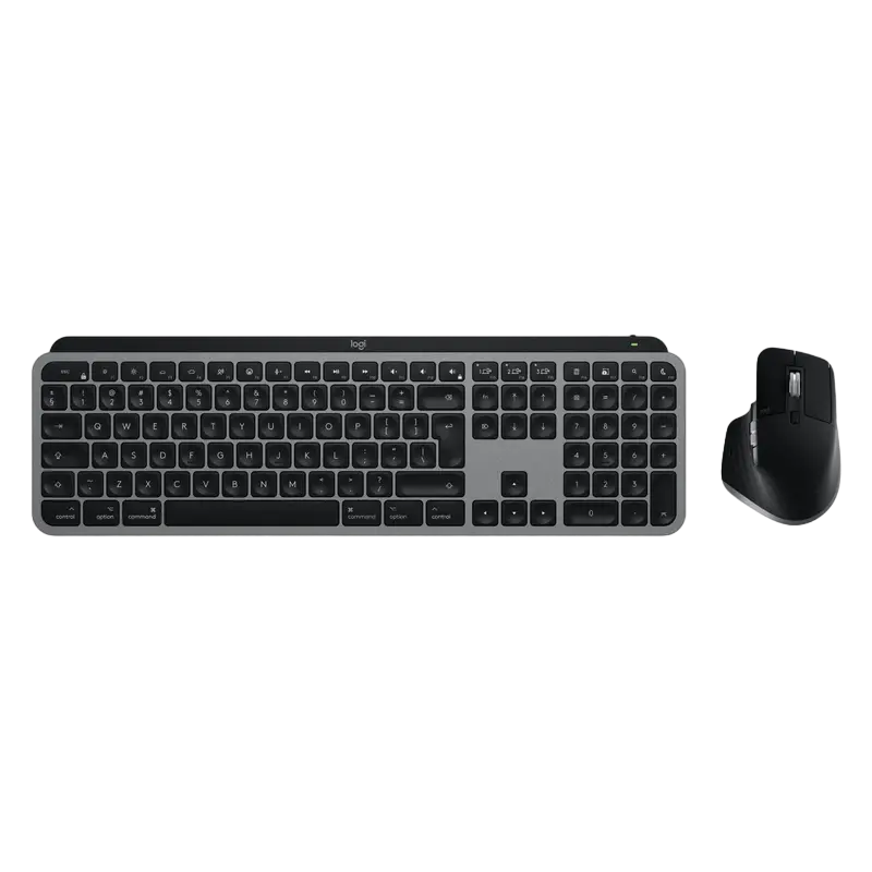 Клавиатура и мышь Logitech MX Keys S Combo Мембрана Серый