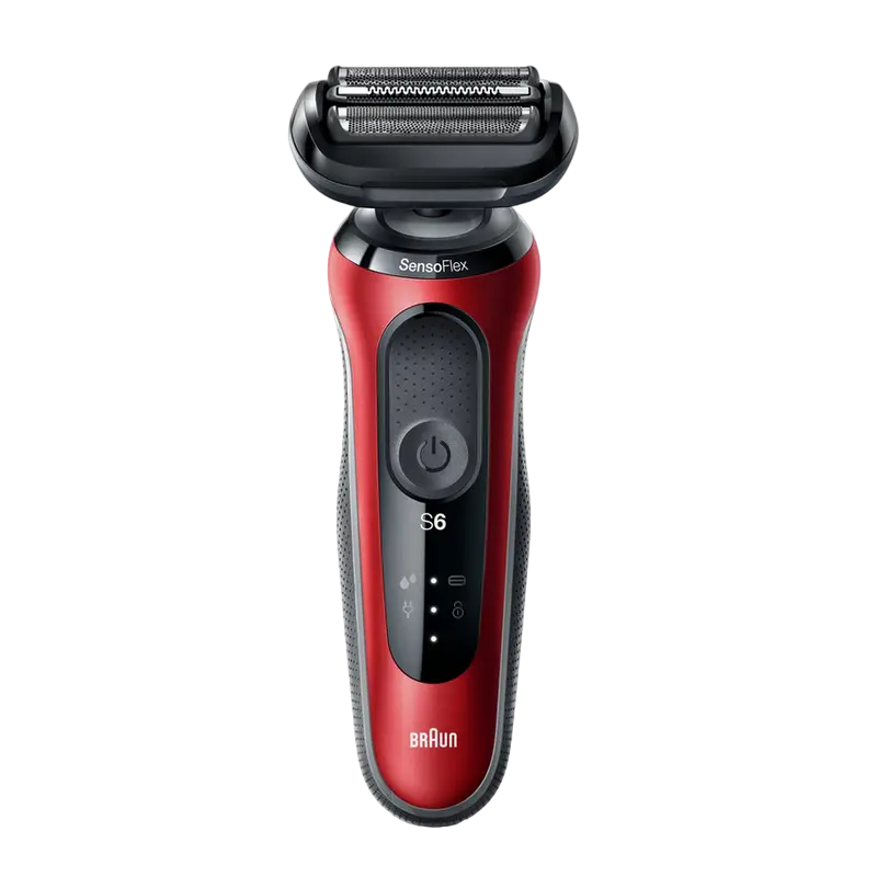 Электробритва мужская Braun Series 6 60-R1200s Красный