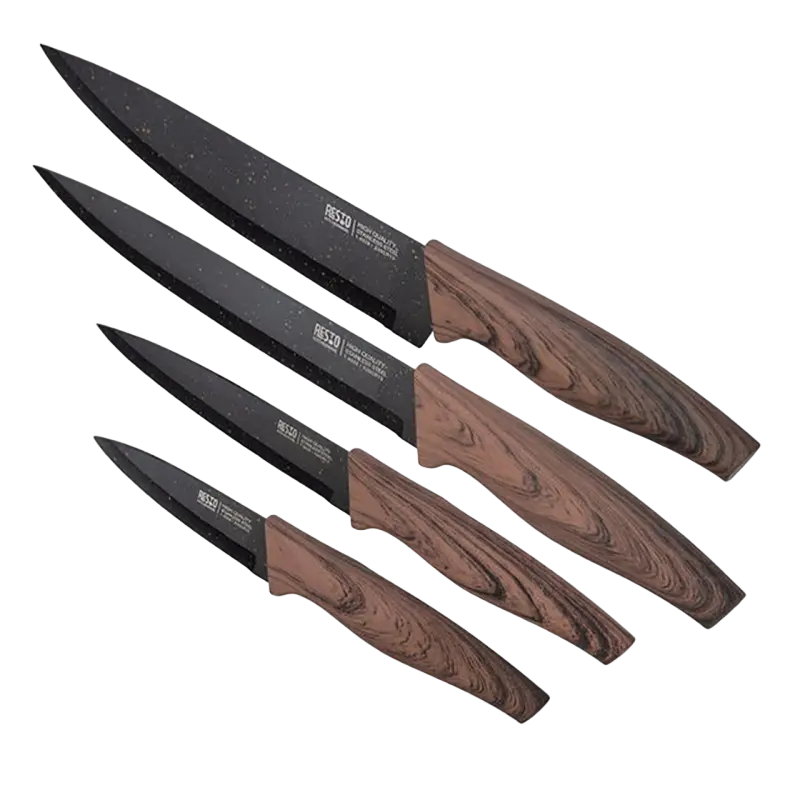 Set de Cuțite RESTO 95501 CARINA Maro