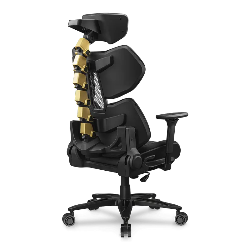 Игровое кресло Cougar Terminator Elite Искусственная кожа Черный | Золотистый