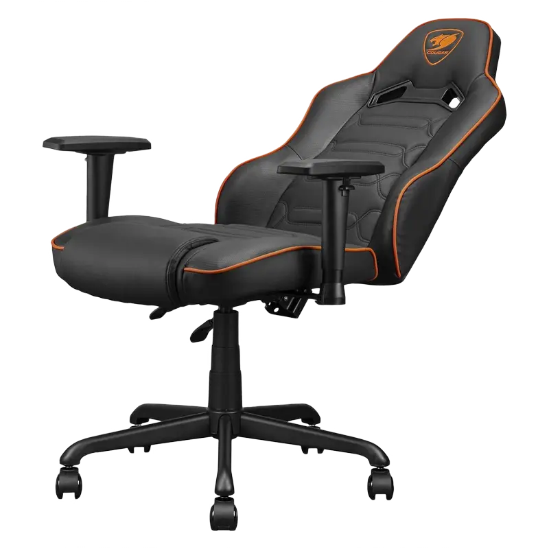 Игровое кресло Cougar Fusion S ПВХ Кожа Черный | Оранжевый