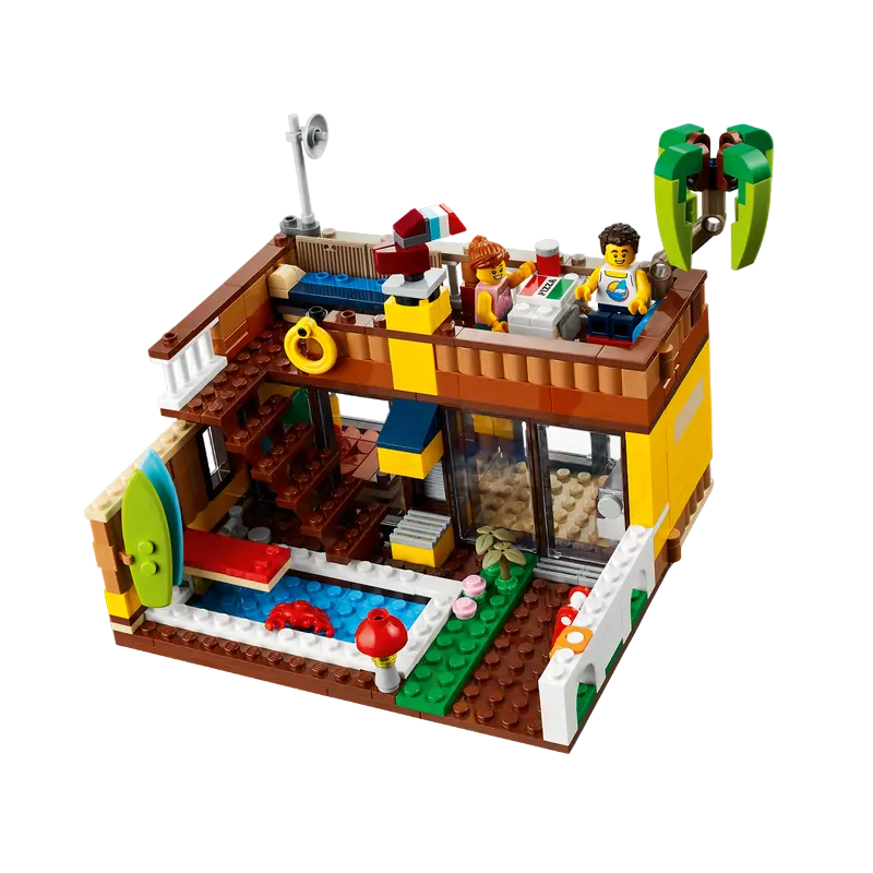 Конструктор LEGO Surfer Beach House Разноцветный