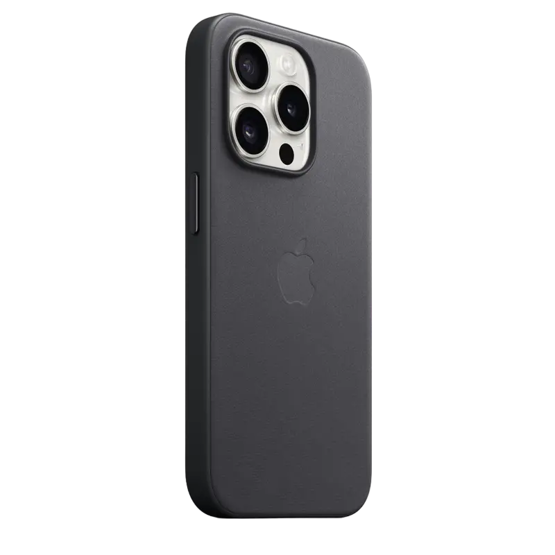 Чехол Apple iPhone 15 Pro FineWoven Case MagSafe FineWoven с MagSafe Чёрный