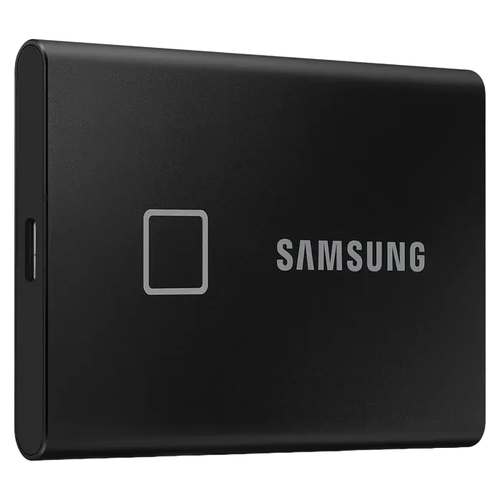 Внешний портативный SSD накопитель Samsung T7 Touch 2 ТБ Чёрный