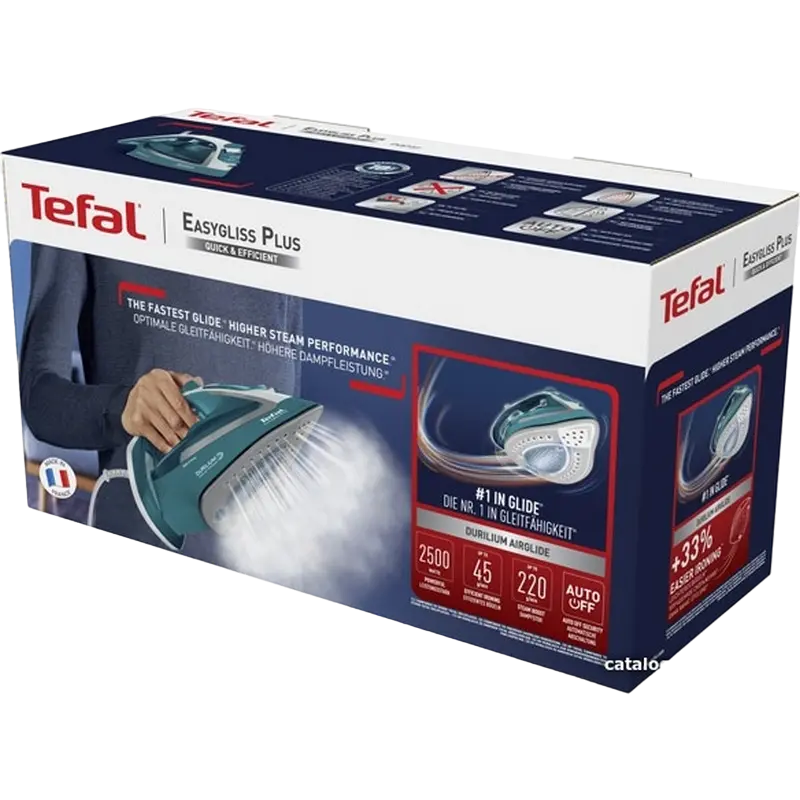Утюг Tefal Easygliss Plus Бирюзовый