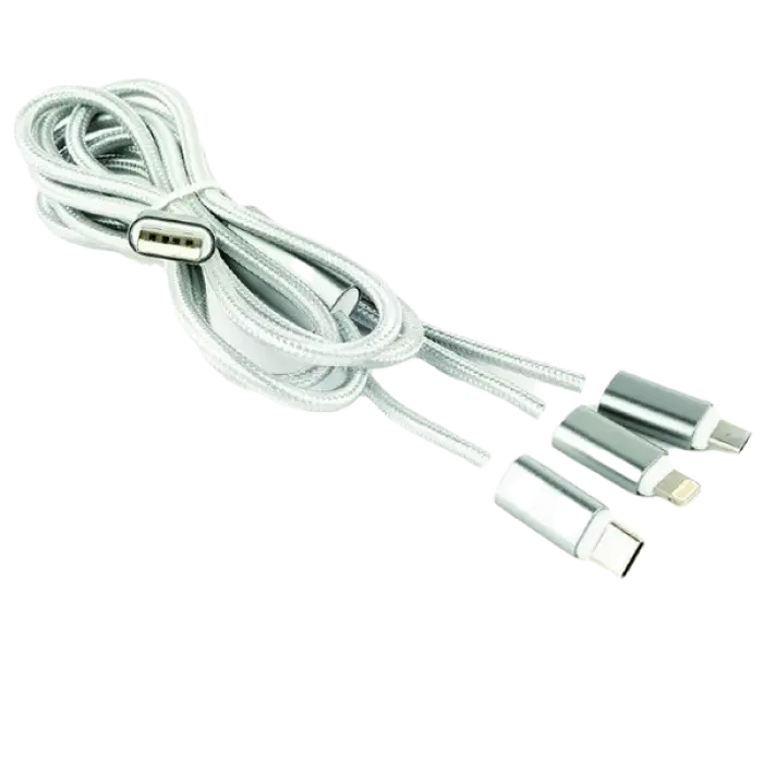Cablu încărcare și sincronizare Cablexpert CC-USB2-AM31-1M-S Argintiu
