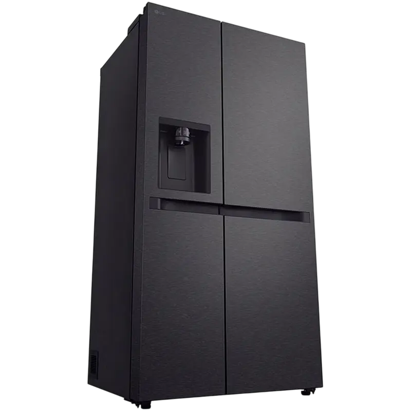 Холодильник LG GSLC41EPPE, Матовый черный