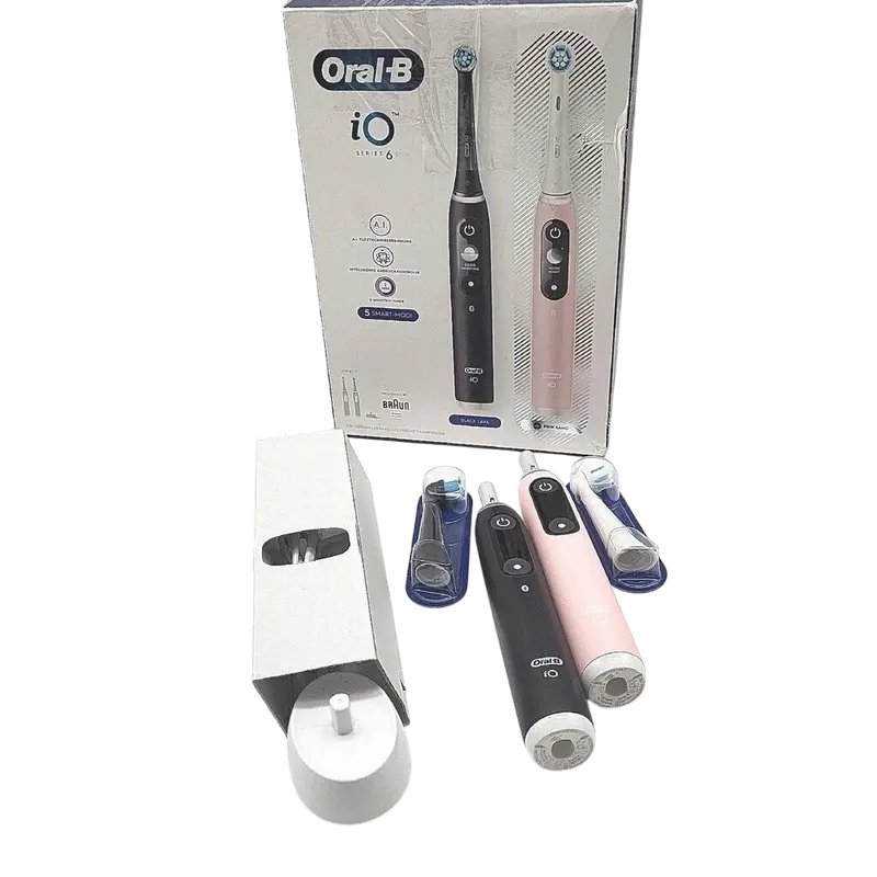 Set de periuțe de dinți electrice de sunet Pentru adulți Braun iO6 Series Duo Lava | Pink