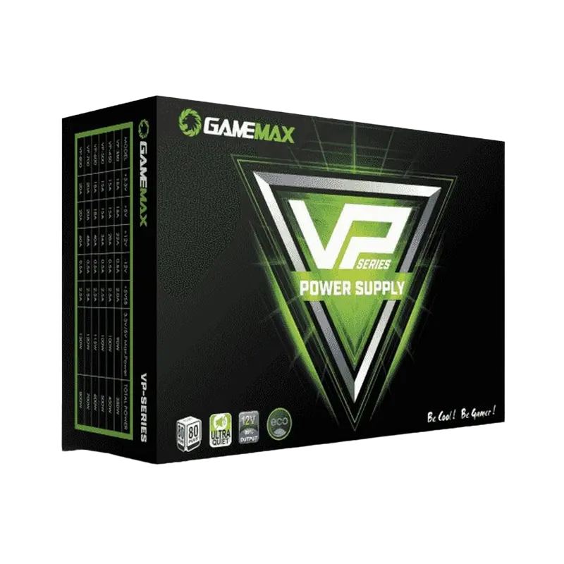Tip Блок питания для компьютеров Gamemax VP-700 ATX Черный