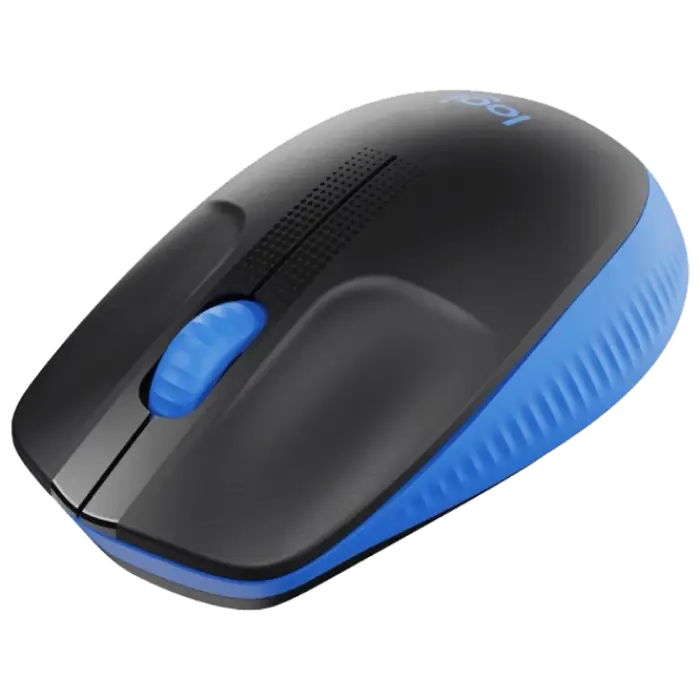 Беcпроводная мышь Logitech M190 Беспроводное Синий