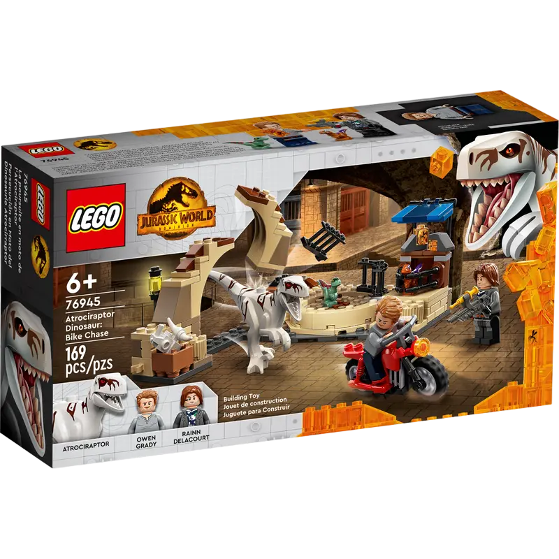 Constructor LEGO Atrociraptor Dinosaur: Bike Chase Multicolor