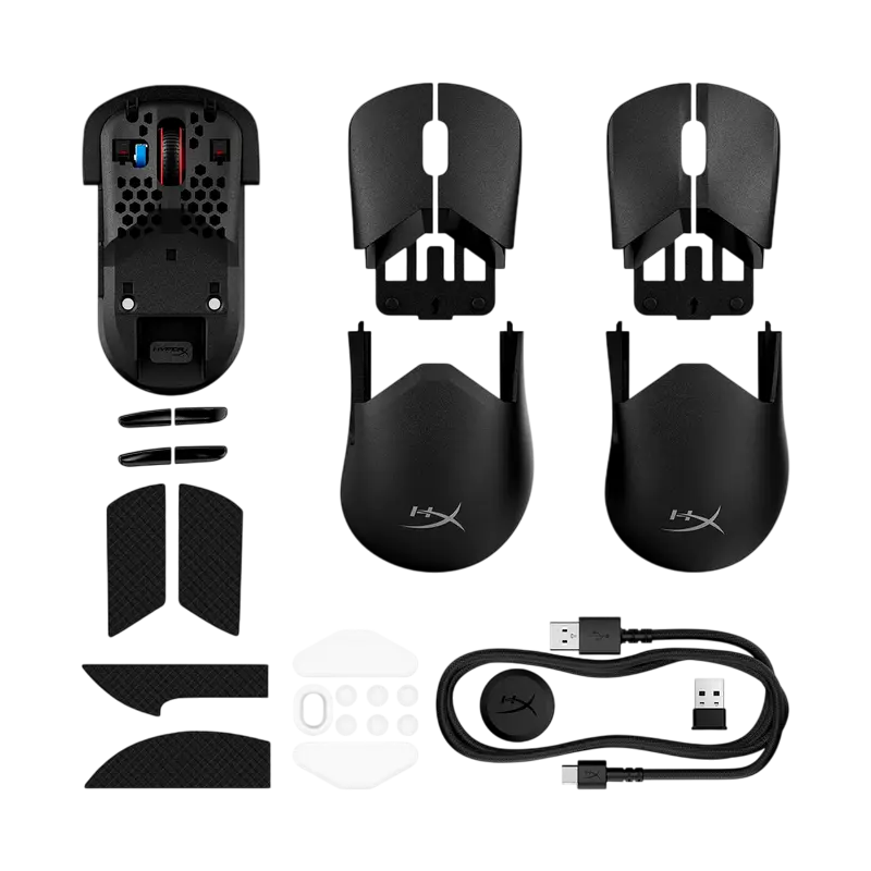 Игровая мышь HyperX Pulsefire Saga Pro Беспроводное Чёрный