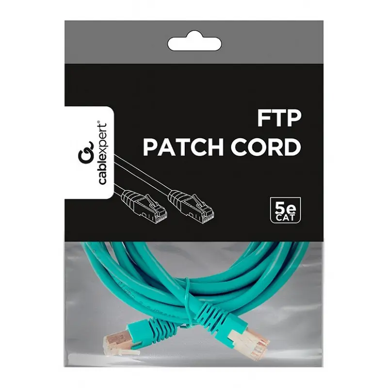Патч-корд Cablexpert PP22-2M/G Зелёный
