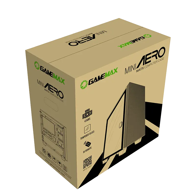 Компьютерный корпус Gamemax AERO Midi-Tower Черный