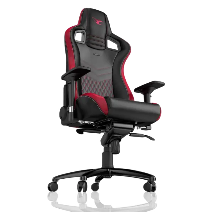 Scaun Gaming Noblechairs Epic PU Piele Negru/Rosu