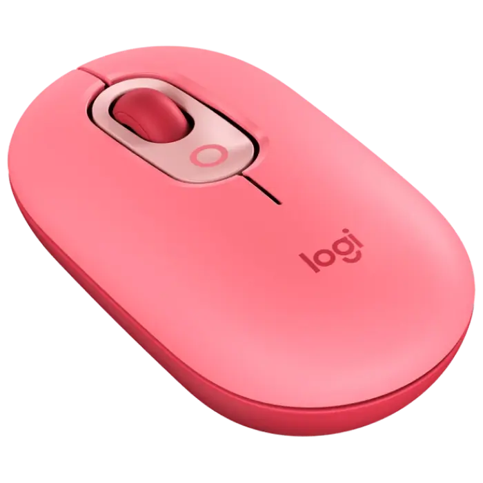 Mouse Wireless Logitech POP Fără fir Roz