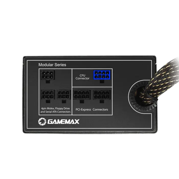 Tip Блок питания для компьютеров Gamemax GM-600 ATX Черный