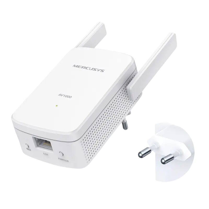 Wi-Fi + Powerline адаптер MERCUSYS AV1000 Kit Белый