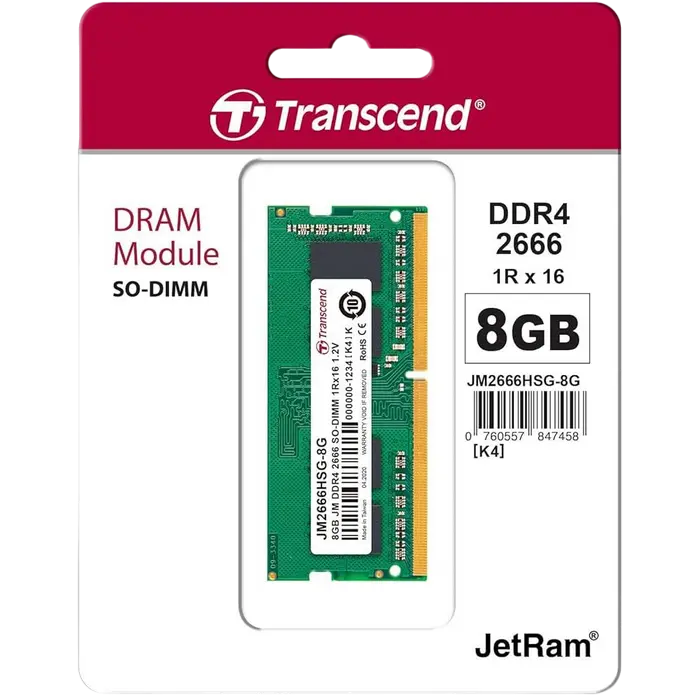 Оперативная память Transcend PC21300 8 ГБ