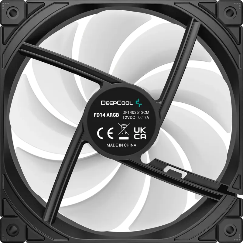 Вентилятор для ПК Deepcool FD14 ARGB 140 мм Черный