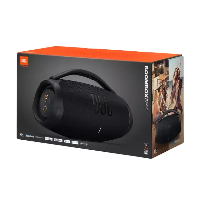 Портативная колонка JBL Boombox 3 Wi-Fi Чёрный