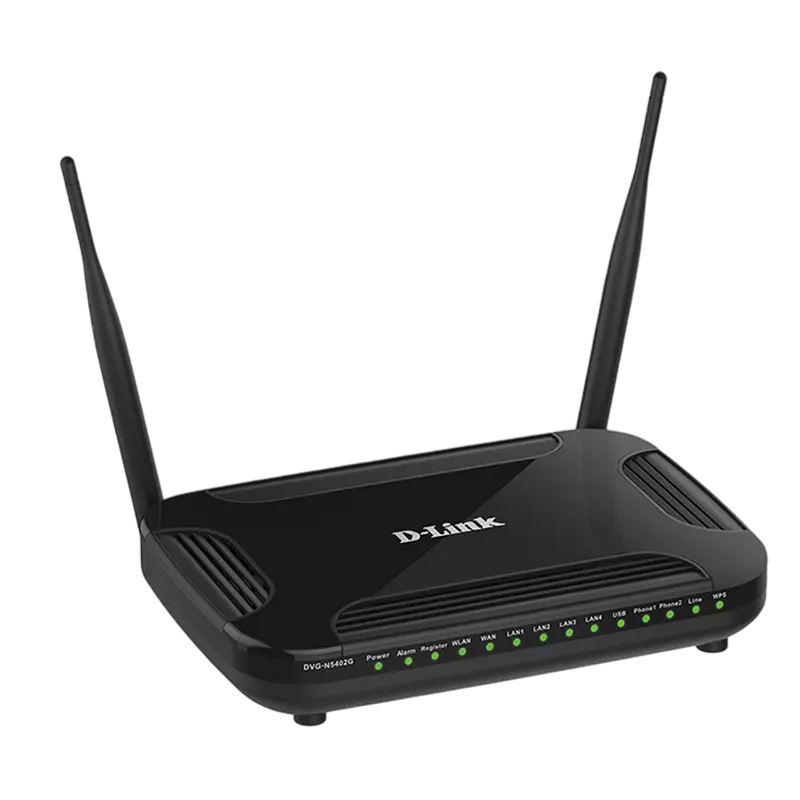 Беспроводной маршрутизатор D-Link DVG-N5402G Черный