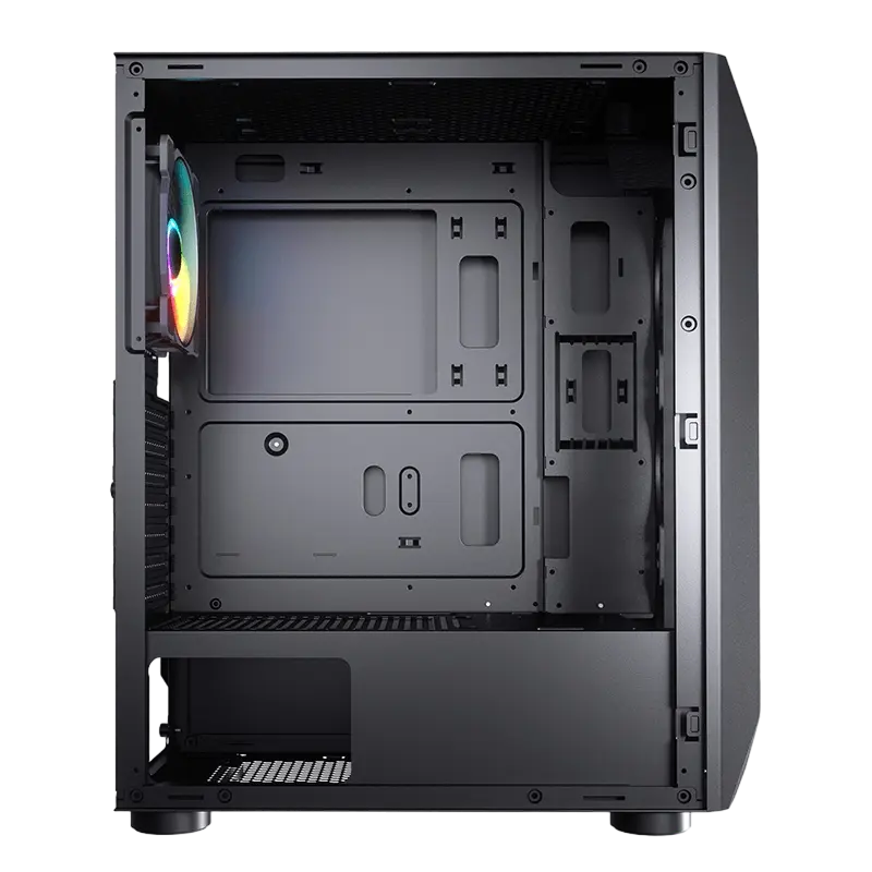 Carcasă PC Cougar MX410-G RGB Midi-Tower Negru