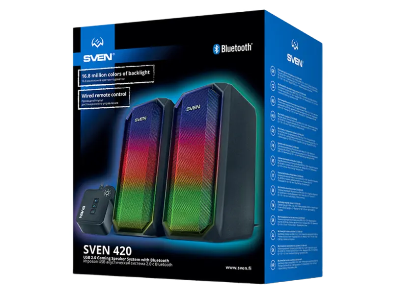 Компьютерные колонки SVEN 420 Черный