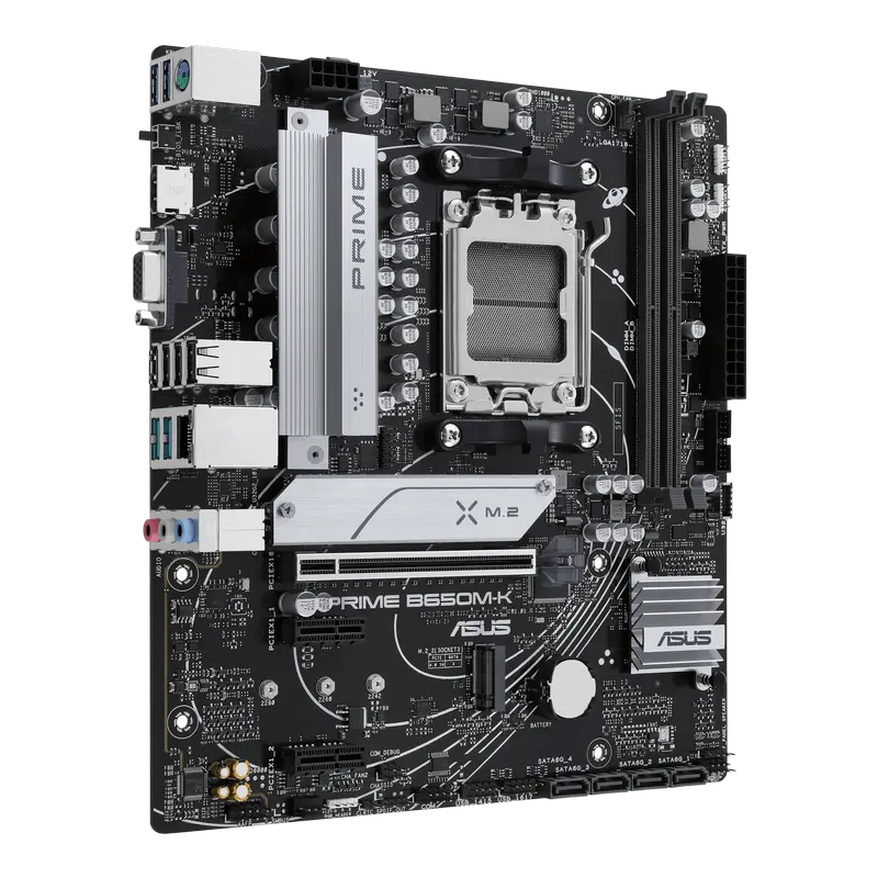 Материнская плата ASUS PRIME B650M-K AM5 Micro-ATX