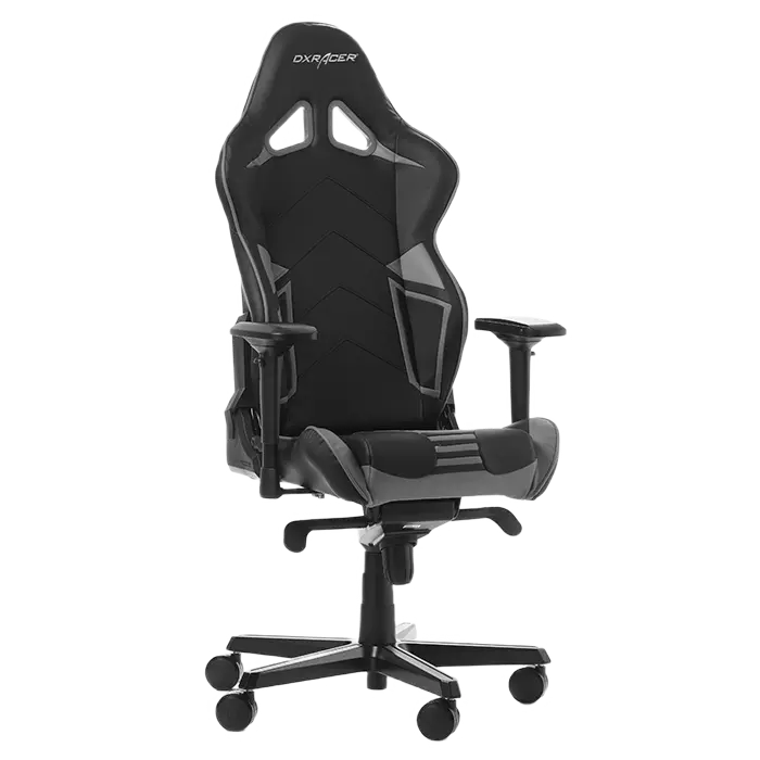 Scaun Gaming DXRacer Racing GC-R131-NG PU Piele Negru/Gri