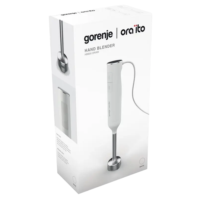 Погружной блендер Gorenje HB600ORAW Белый