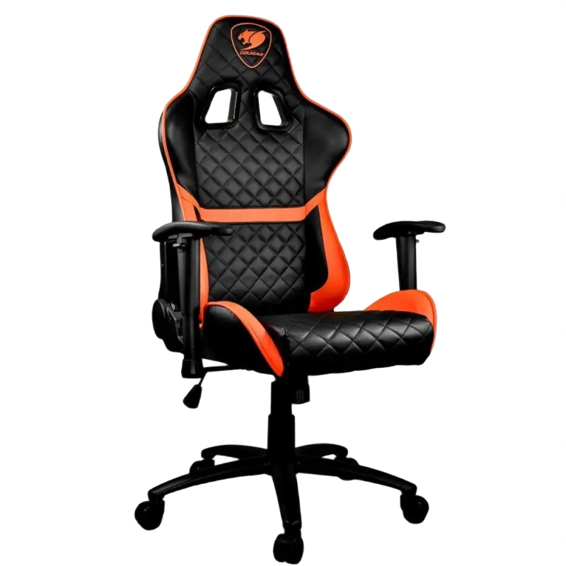 Игровое кресло Cougar Armor One ПВХ Кожа Черный/Оранжевый