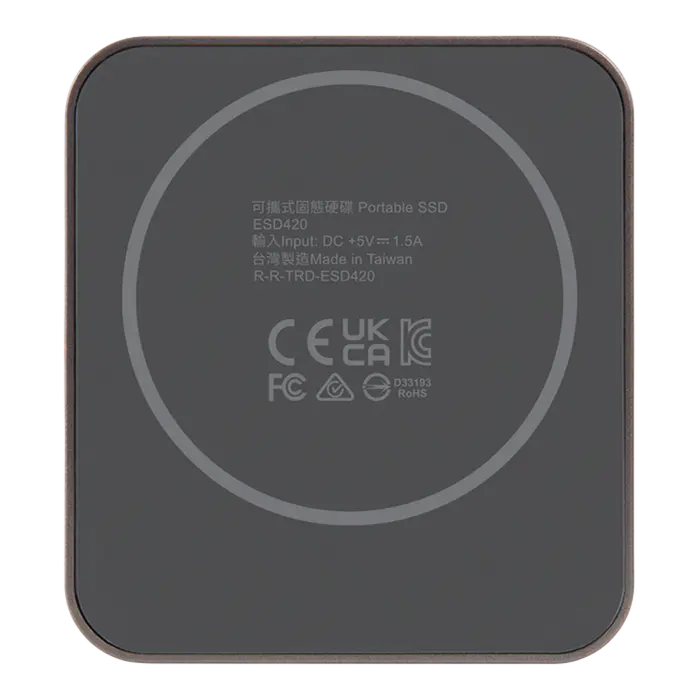 Внешний портативный SSD накопитель Transcend ESD420 4 ТБ Iron Gray