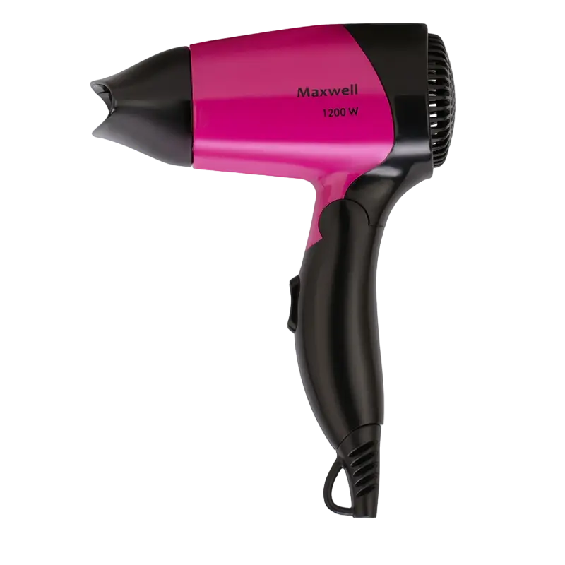 Uscător de păr compact Maxwell MW-2007 Negru | Roz