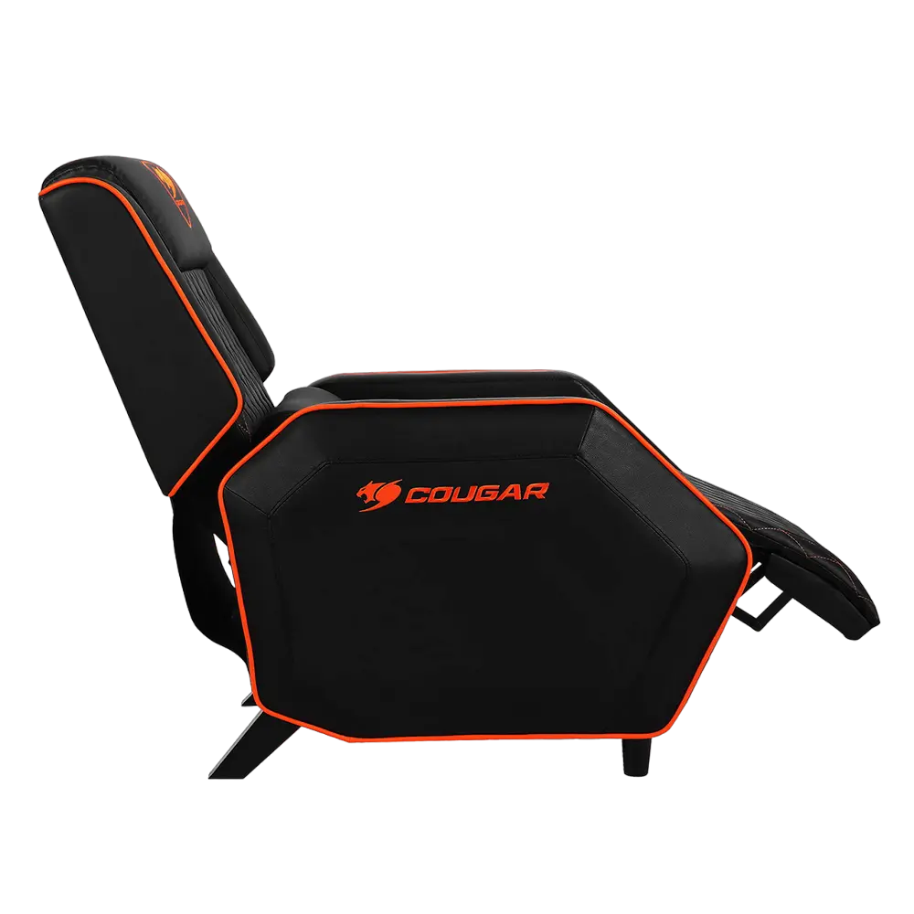 Игровое кресло Cougar Ranger ПВХ Кожа Черный/Оранжевый