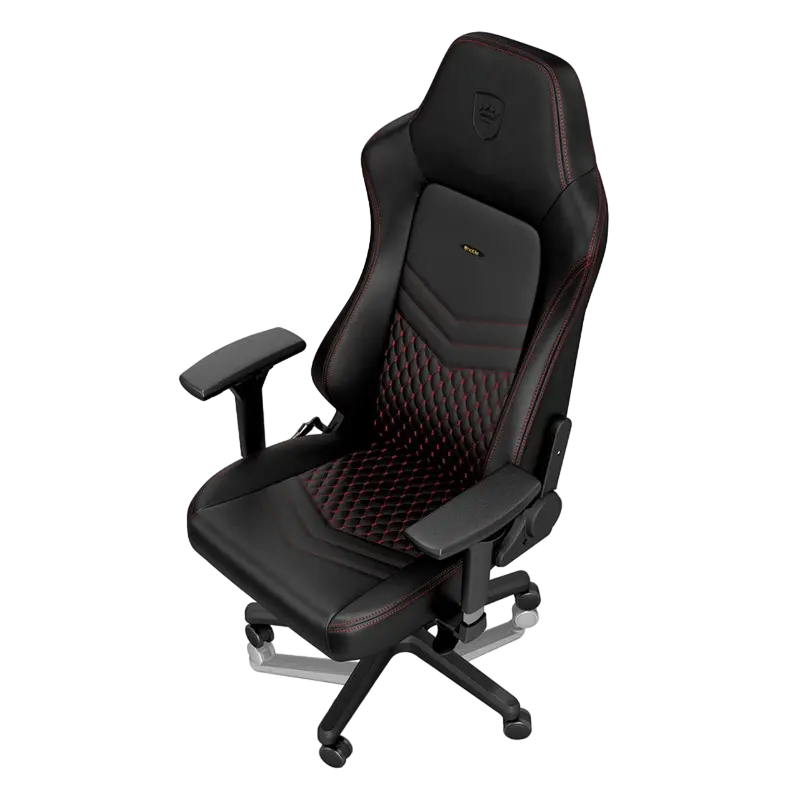 Игровое кресло Noblechairs Hero Натуральная кожа Черный | Красный