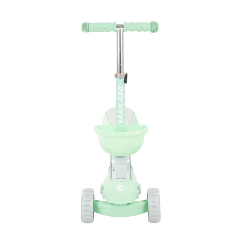 Детский 3-колесный самокат Makani BonBon Бирюзовый