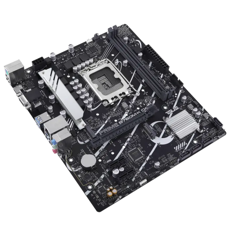 Материнская плата ASUS PRIME B760M-K D4 LGA1700 Micro-ATX