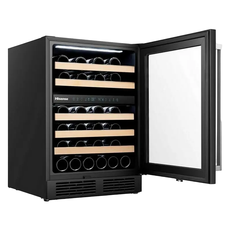 Винный шкаф RW17W4NWLG0 Hisense Черный