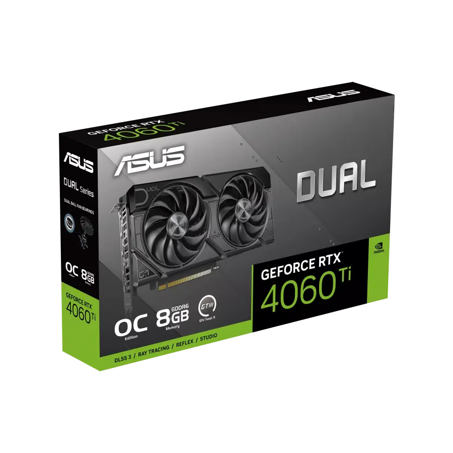 Видеокарта ASUS Dual GeForce RTX 4060 Ti EVO OC