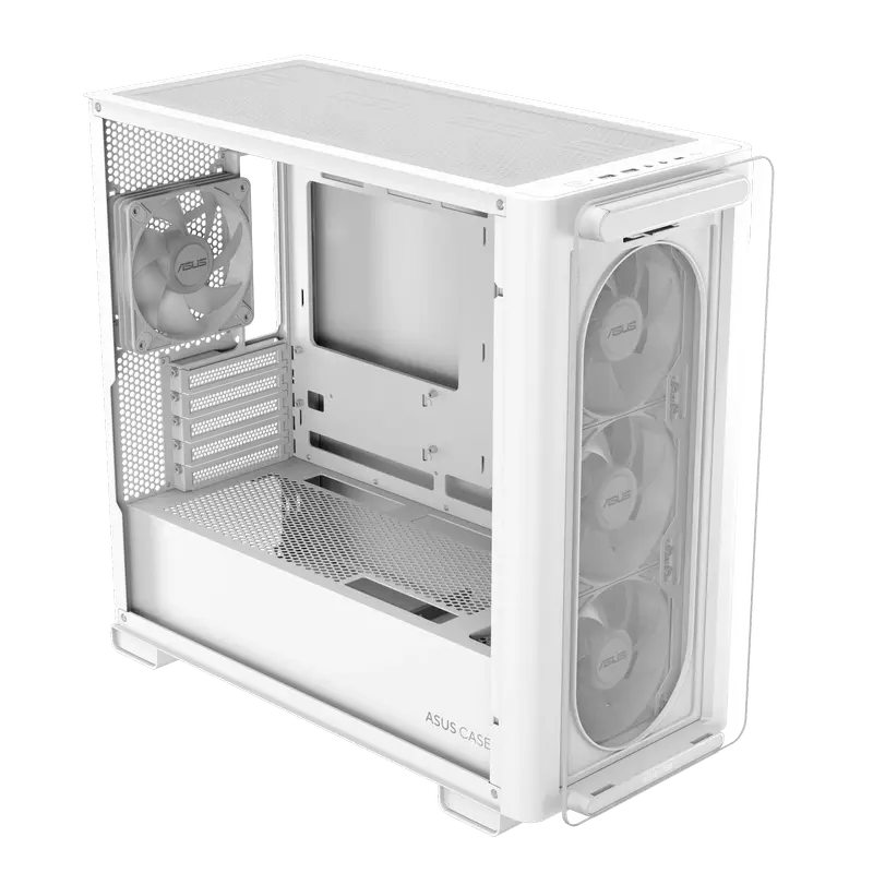 Carcasă PC ASUS A23 PLUS TG ARGB Mini-Tower Alb