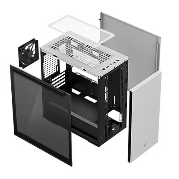 Компьютерный корпус Deepcool MACUBE 110 WH Mini-Tower Белый