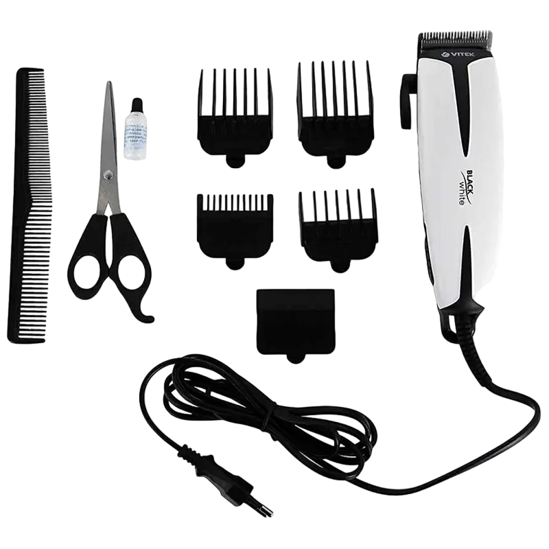 Машинка для стрижки VITEK VT-2517 Белый | Черный